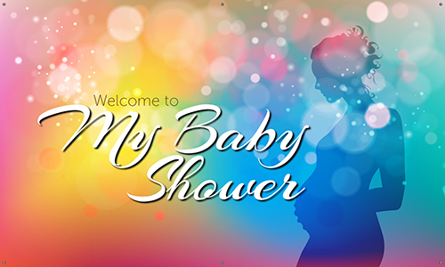 Babies Vinyl Banner- Baby Shower